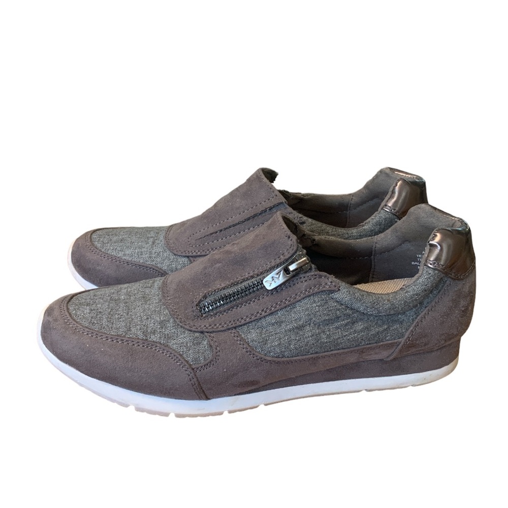 Grey Slip On Sneakers